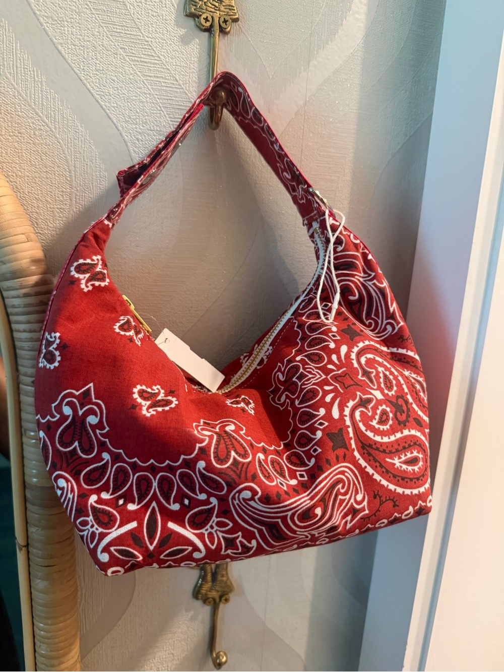 CALL IT BY YOUR NAME RED BANDANA BAG